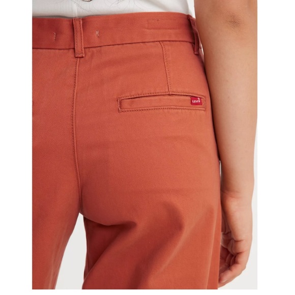 Levi’s Premium Baggy Trousers in Baked Clay Twill -Brown Size 28x31 - Picture 5 of 16
